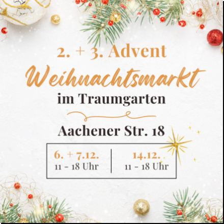 Der Weihnachtsgarten im Traumgarten Eifel